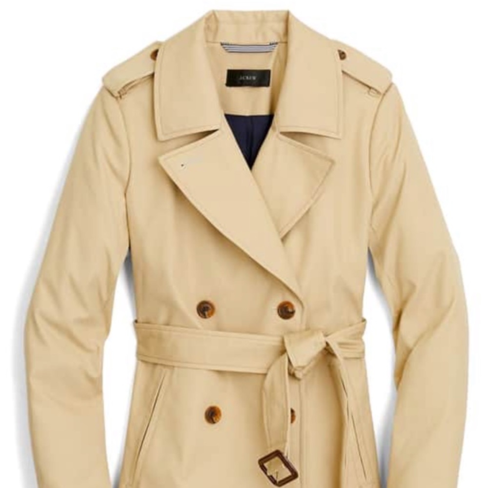 Brand new, never worn J. Crew Women’s Trench Coat